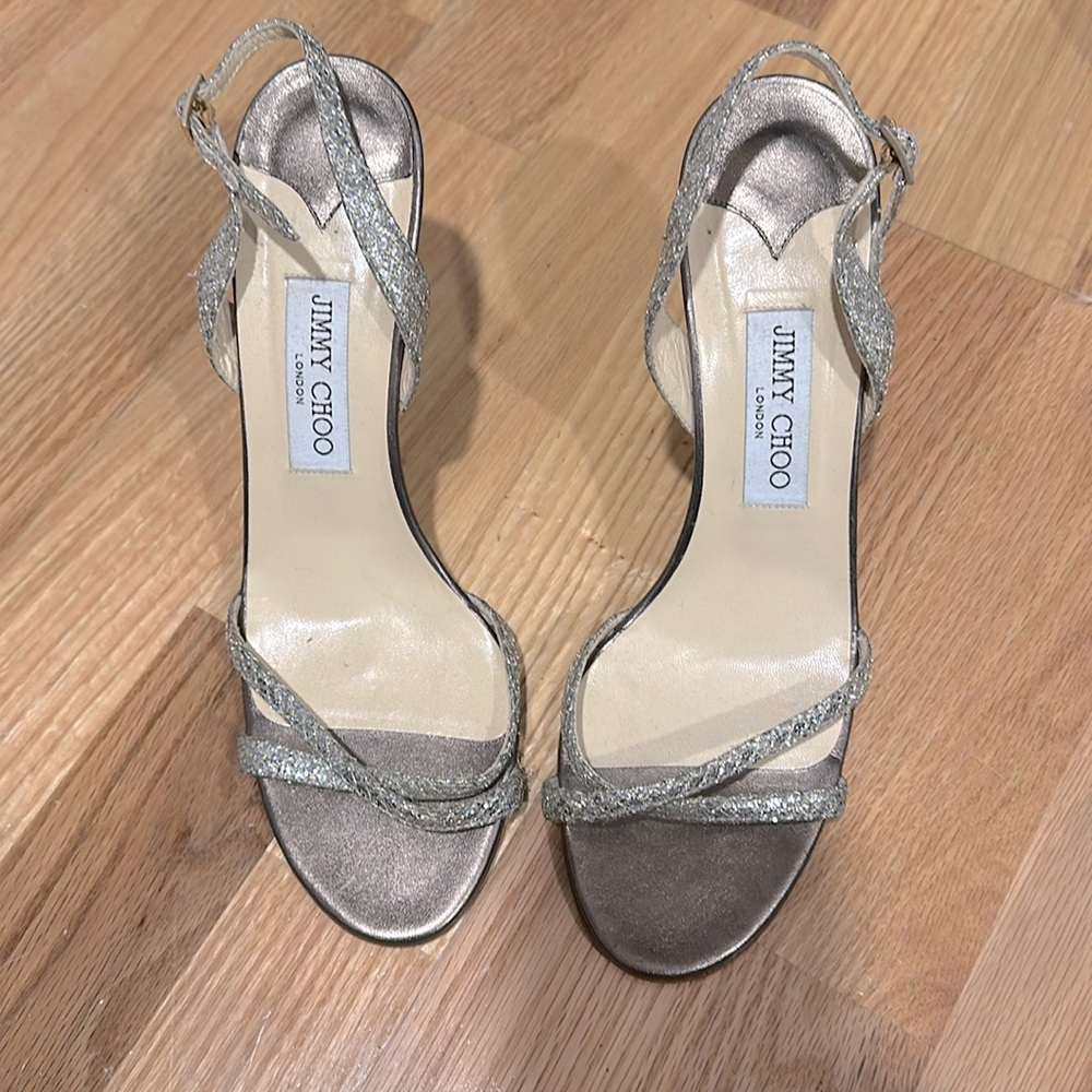 Jimmy Choo Glitter heels
